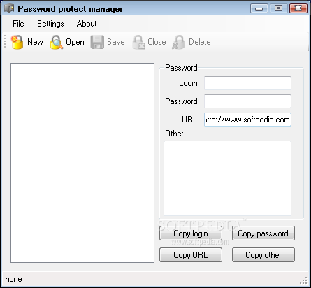 Password Protect Manager
