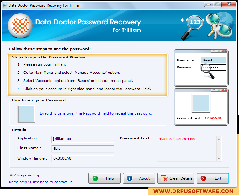 Top 47 Security Apps Like Password Recovery Software For Trillian Messenger - Best Alternatives