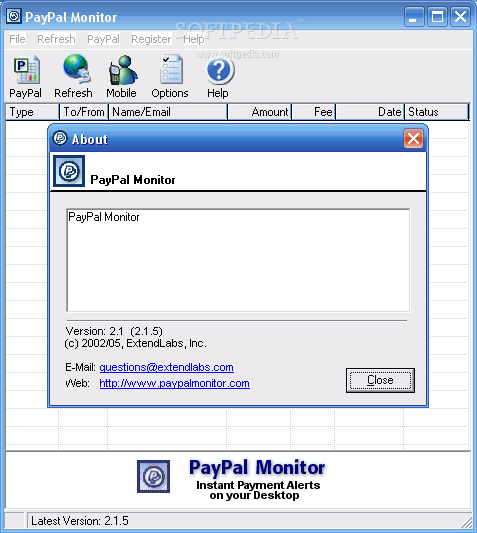 PayPal Monitor