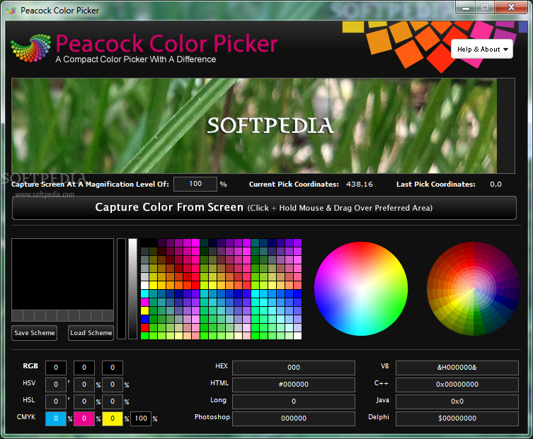 Peacock Color Picker