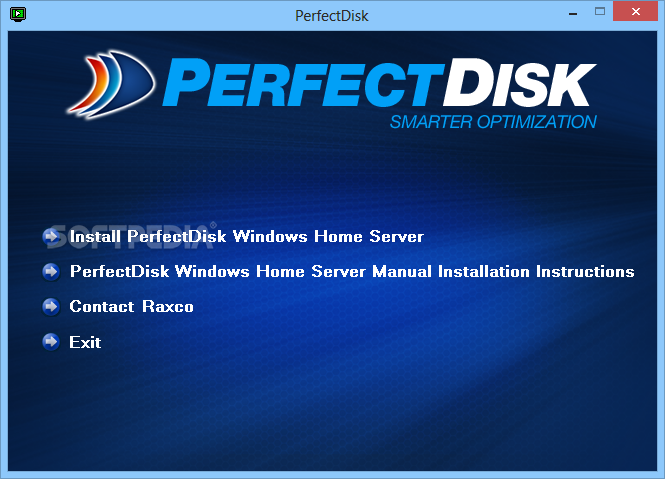 PerfectDisk for Windows Home Server