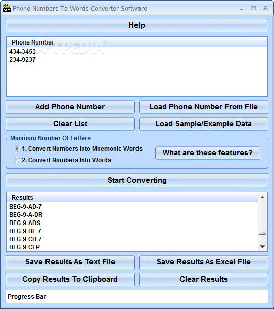 Phone Numbers To Words Converter Software