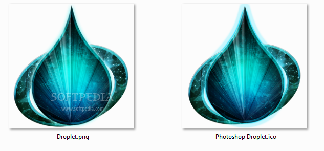 Photoshop Droplet Icon Design