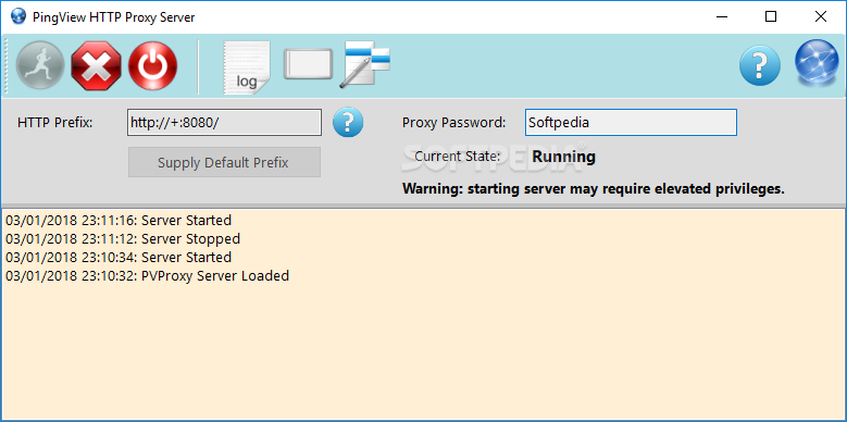 PingView HTTP Proxy Server
