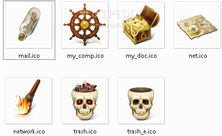 Pirates Theme Icon Collection