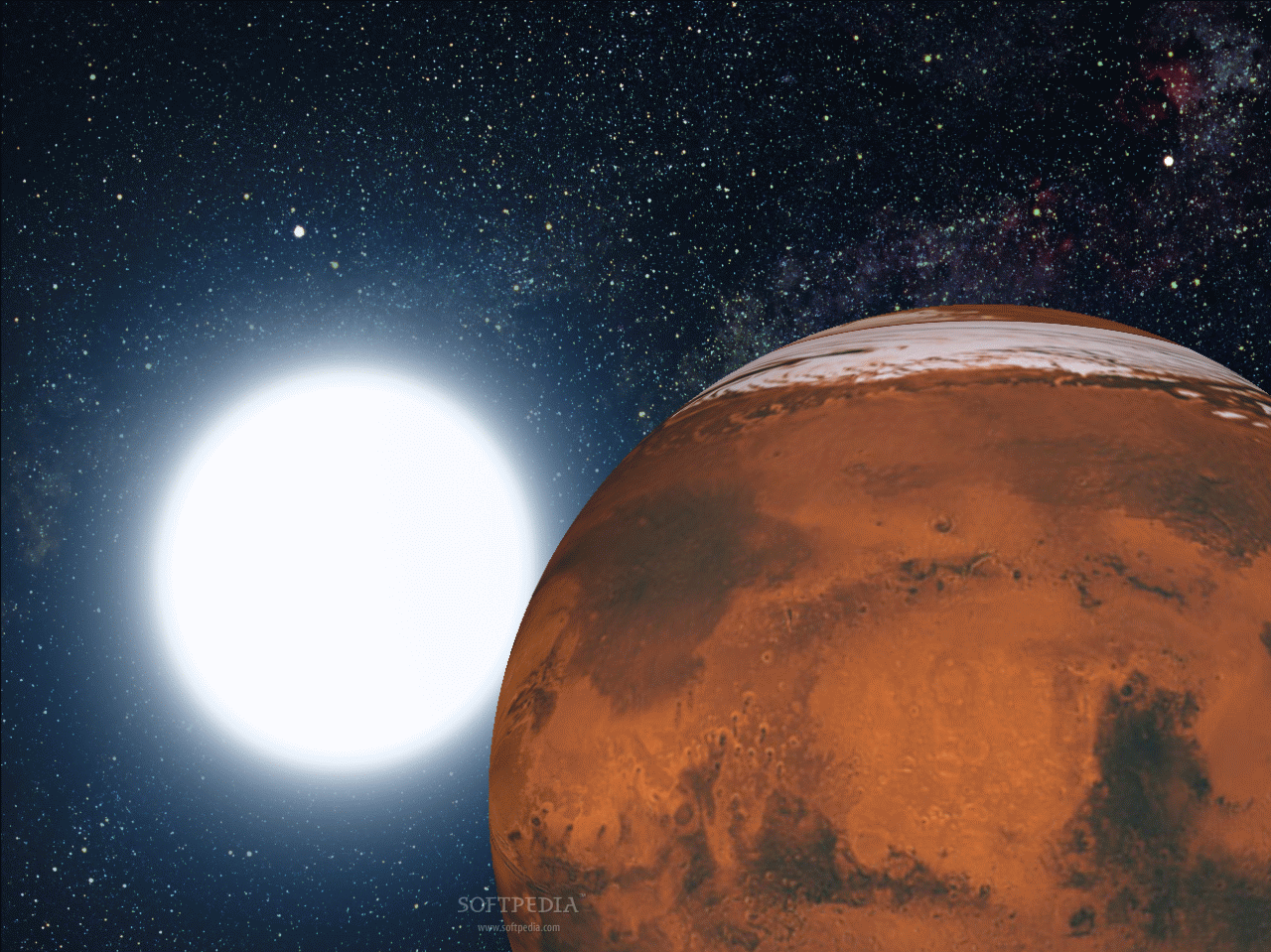 Planet Mars Animated Wallpaper