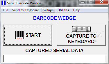 Serial Barcode Wedge