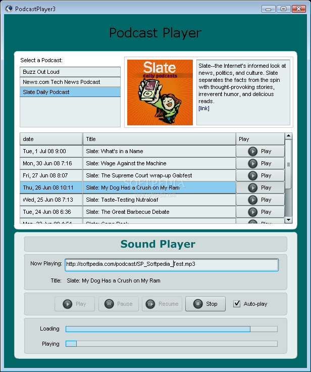 Podcast Player Podcast Player