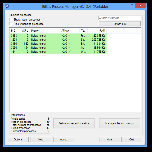 Top 30 Portable Software Apps Like Portable Bill2's Process Manager - Best Alternatives