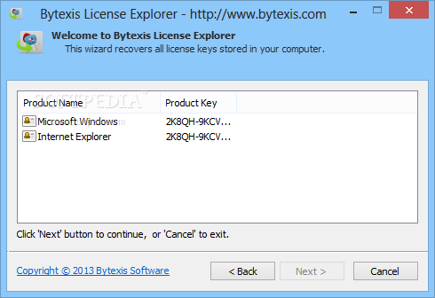 Portable Bytexis License Explorer