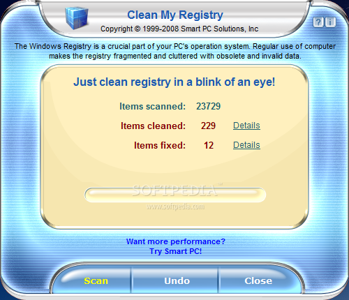 Portable Clean My Registry