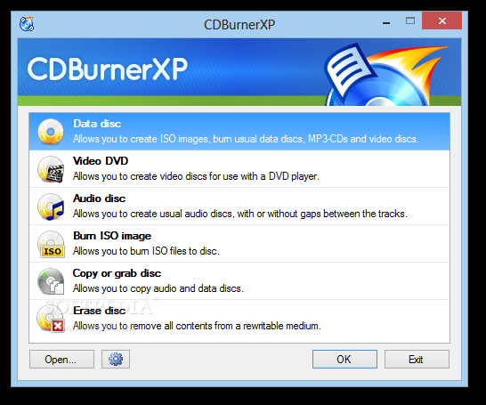 Portable CDBurnerXP