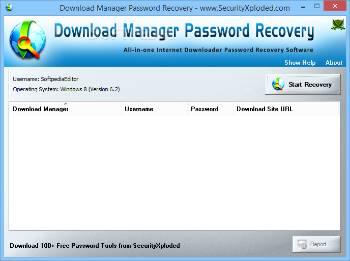 Portable Download Manager Password Recovery