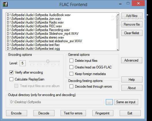 Portable FLAC Frontend