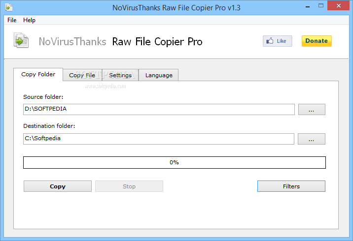 Portable NoVirusThanks Raw File Copier Pro