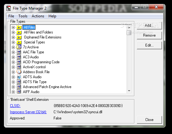 Portable File Type Manager