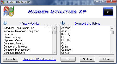Portable Hidden Utilities XP