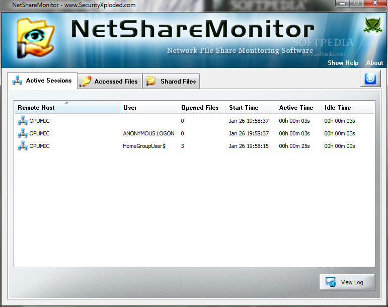 Portable NetShareMonitor