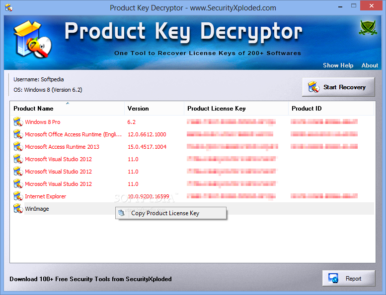 Portable Product Key Decryptor