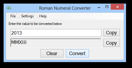 Portable Roman Numeral Converter