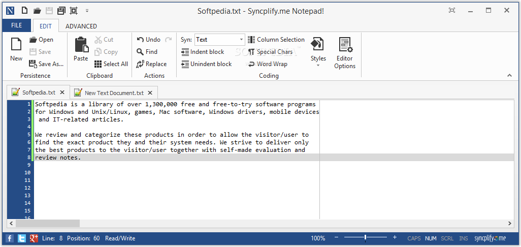 Portable Syncplify.me Notepad!