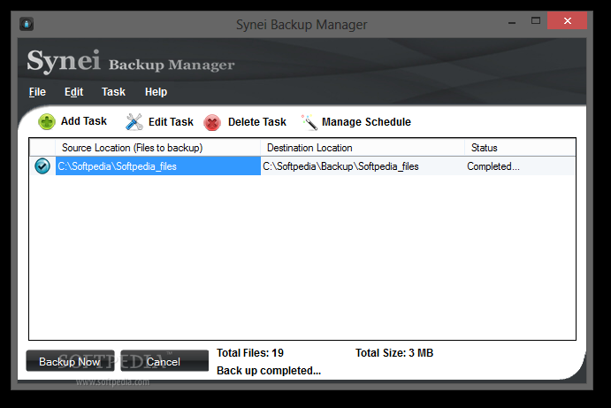 Portable Synei Backup Manager