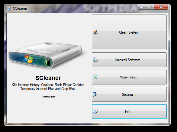 Portable SCleaner (formerly Portable Windows System Cleaner)