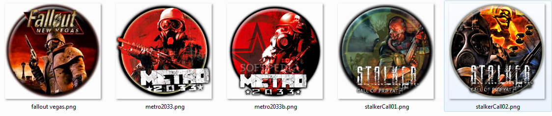 Post Apocalyptic Game Icons