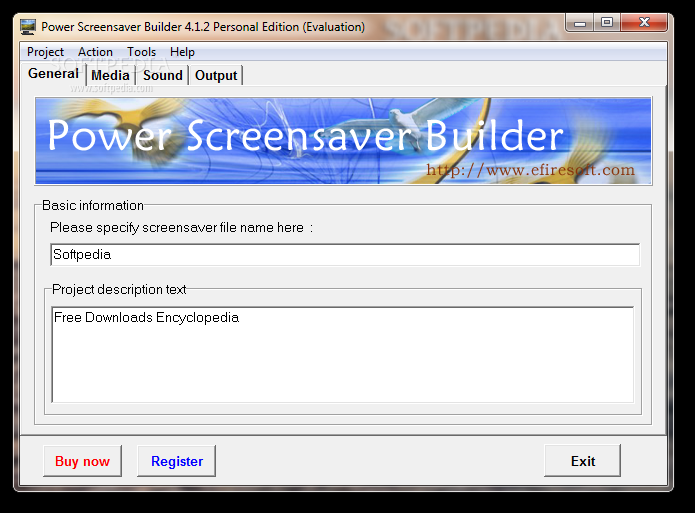 Power Screensaver Builder Personal Edition