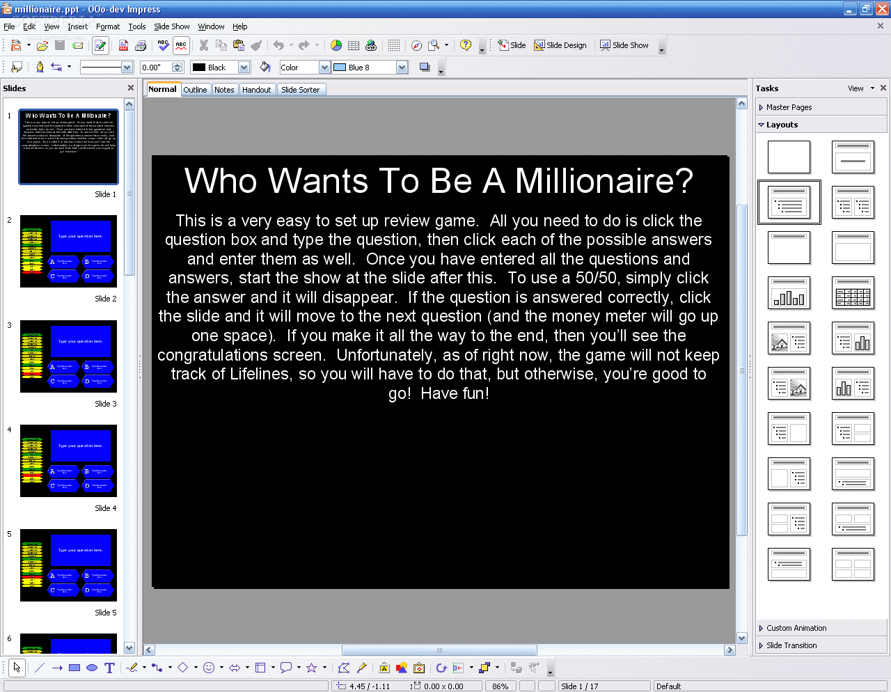 Powerpoint Millionaire