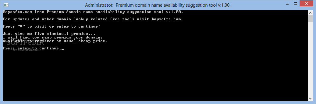Premium domain name availability suggestion tool