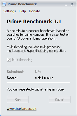 Prime Benchmark