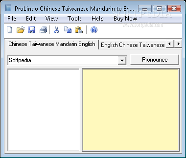 ProLingo Chinese Taiwanese Mandarin English Dictionary