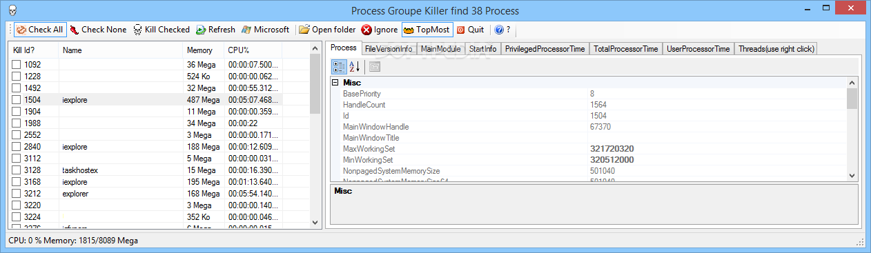 Process Group Killer