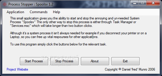 Process Stopper - Spoolsv