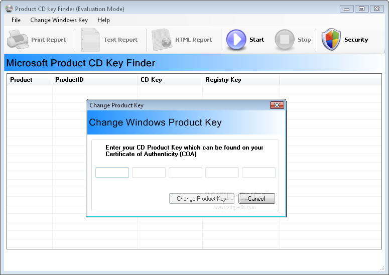 Product CD Key Finder
