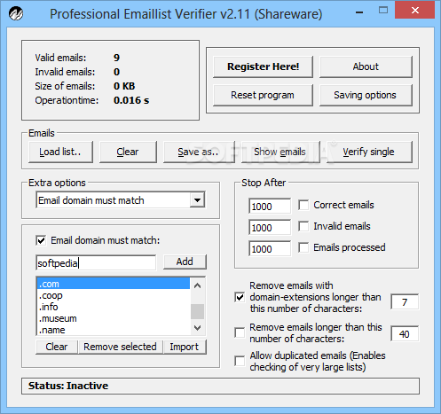 Professional Emaillist Verifier