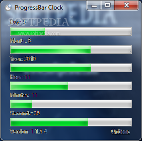 ProgressBar Clock