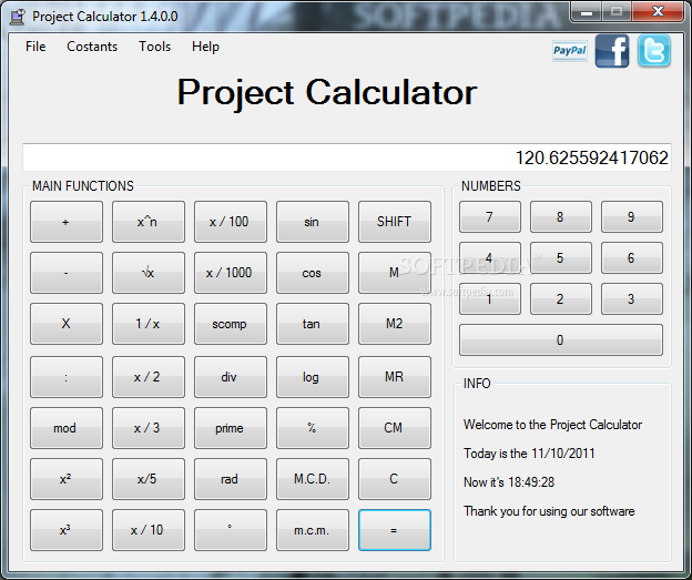 Project Calculator