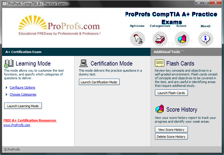 Proprofs COMPTIA A+ Practice Exams