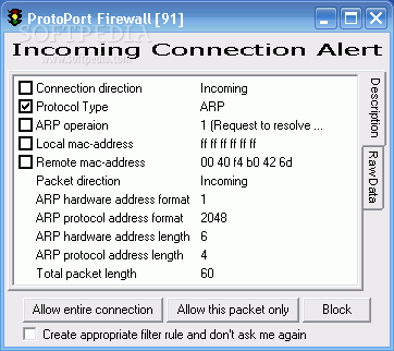 Protoport Personal Firewall