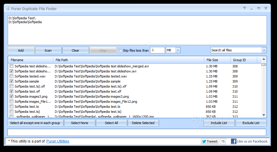 Puran Duplicate File Finder