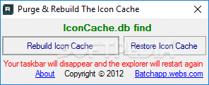 Purge & Rebuild The Icon Cache