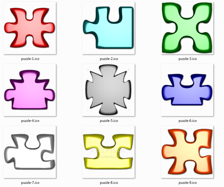 Puzzle Pieces Icons