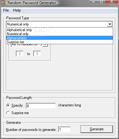 Q Random Password Generator