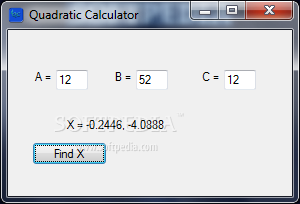 Quadratic Calculator
