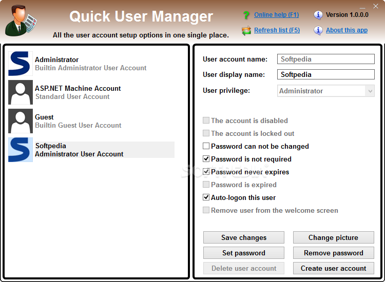 Top 30 System Apps Like Quick User Manager - Best Alternatives