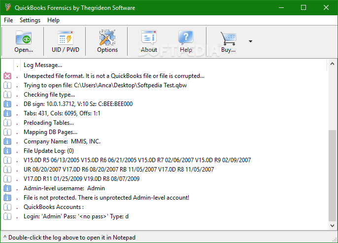 QuickBooks Forensics Portable