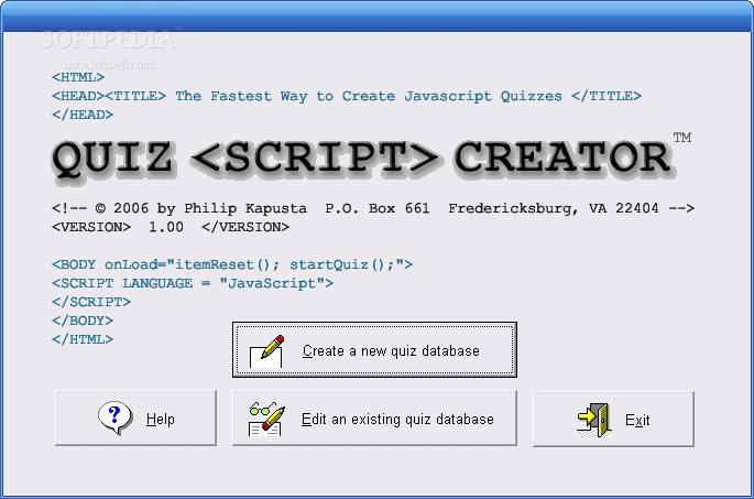 Quiz Script Creator
