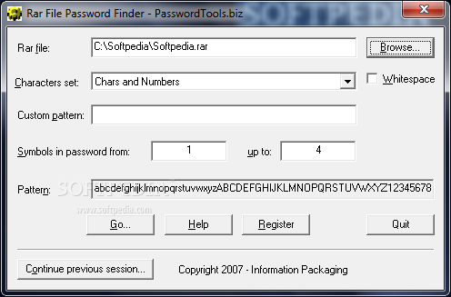 RAR Password Finder